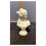 Carved Marble Bust of Flora by Rafaelo Battelli