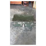 Plastic/Metal Trunk approx 30" x 16" x 12"