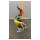 Dale Tiffany Art Glass Duck Figurine 11"