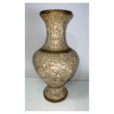 Chalkware vase  21 x  11"
