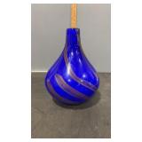Blown Murano Art Glass Vase 10.5" Tall