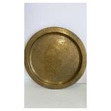 15.5 x 15.5 brass platter