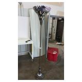 Modern Floor lamp with stained glass shade  NOT
