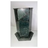 Green granite tile  plant stand. Not solid  17 x