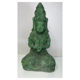 Concrete  Buddha statue  21 x 11"