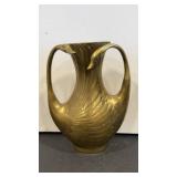 Brass swan vase approximately 9 x 6 1/2"