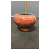Red/Pink Pottery Vase 5"