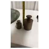 2 Brass Weights