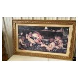 The Awakening of Adonis Framed and Matted Art