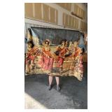 Renaissance Design Tapestry approx 70" x 47"