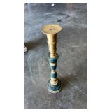 26 .5 " tall brass candle holder