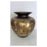 Brass  vase  16 x 14"
