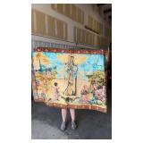 Saint Mary design Tapestry approx 55" x 47"