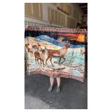 Elk Tapestry approx 60?x46"