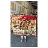 Spanish Design Tapestry approx 64" x 48"