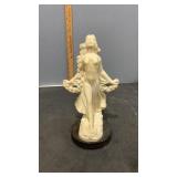 Primaver Carved Alabaster Statue with Heavy Base