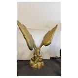 Brass eagle approximately 22 x 20"
