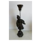 Japanese bronze statue  17" tall