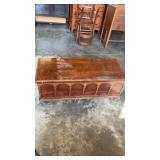 Wooden Chest approx 48" x 19" x 17.5"