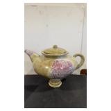 Hand made ceramic tea pot with wood fired finish