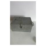 Metal aircraft radio receiver  box approximately