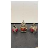 Set of 3 Chinese incense burners