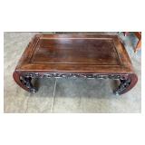 Wooden coffee table approximately  34 x 18.5 x
