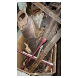 Large lot of saws and more
