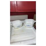 2.  1 3/4 qt corning ware baking  casserole