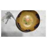 Hand painted paper, Mï¿½chï¿½, bowl, the ball has a