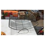 Metal fireplace log  holder approximately  17 x