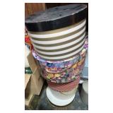 5 empty advertising  Hat boxes