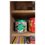 Vintage Candy tins including Hershey, slades,