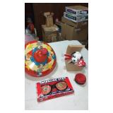 Metal kids toy top , jingle beanie baby , yo yo