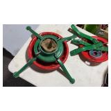 2 Metal Christmas tree stands