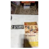 Adolph A Stoural Creighton Nebraska calendar and