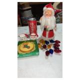 Vintage Santa Claus Christmas tree topper with