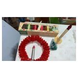 Pride Christmas ribbon in original box wreath