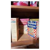 Vintage cereal boxes