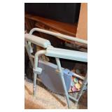 Foldable Toilet riser and cane