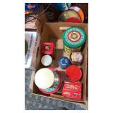 Large lot of tins  Kitty clover potato chips ,
