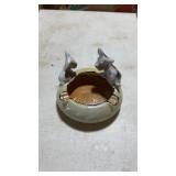 Ceramic Japanese Made Dog Ashtray