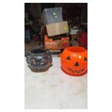 2 Halloween trick o treat baskets