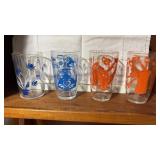 1950s Swanky  swig glasses set of 4