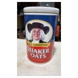 Quaker Oats ceramic container cookie jar