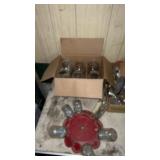 Misc lot including jars, nails and more