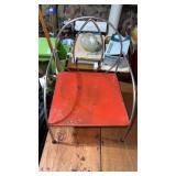 Metal  1950ï¿½s Jack and Jill kids chair  10 x 10 x