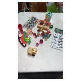 Miscellaneous lot of vintage glass, Christmas