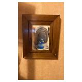 Teapot Cat Framed Photo approx 9.5" x 11.5? and