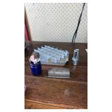 Lot of aluminum ice, cube tray, aluminum